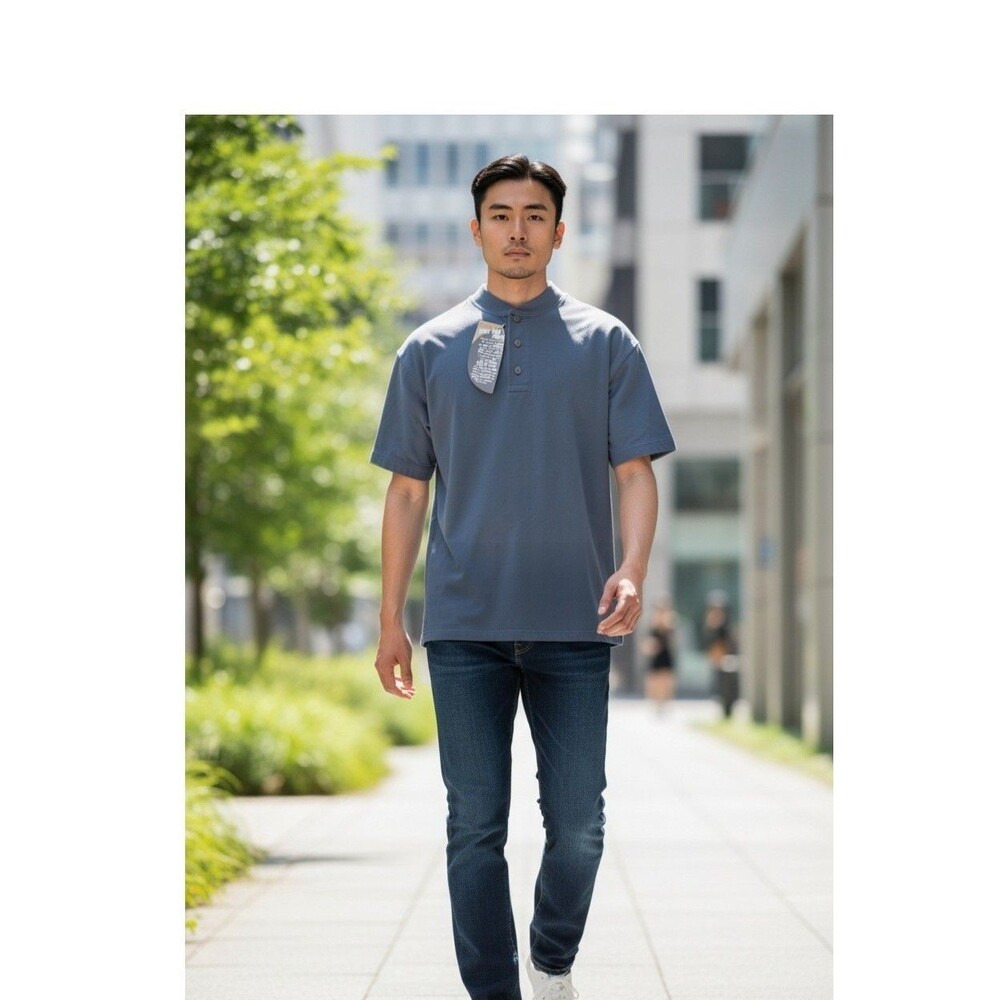 Cabela’s Polo Shirt Men’s Medium 100% Cotton Made To Fade Blue Size L NWT